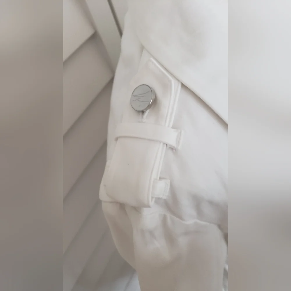 Marciano White Blazer 3/4 Sleeves Size S